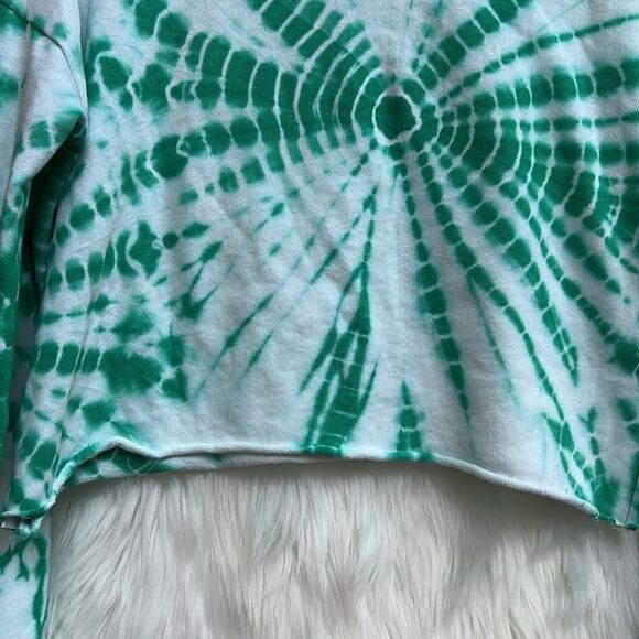 Grayson Threads whiskey business cropped tie dye long sleeve shirt - Picture 6 of 6